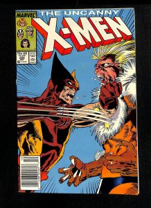 Uncanny X-Men #222 Wolverine vs Sabertooth!