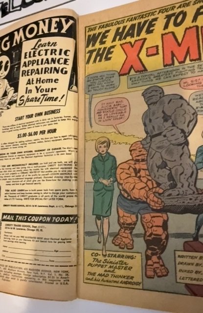 Fantastic Four #28 (1964)AVS vs Xmen early app see description