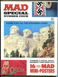 MAD SPECIAL #4-INCLUDES BONUS COLOR POSTERS-BERG-DRUCKER-JAFFEE-1972-vf