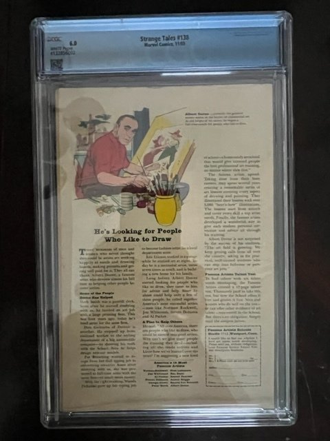 Strange Tales #138 (1965) - CGC 6.0 - 1st Eternity !