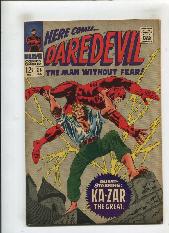 DAREDEVIL #24 (6.5) KA-ZAR APP!! 1966