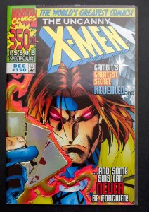 The Uncanny X-Men #350 (1997) - [KEY] Gambit's Trial Holofoil Cover...