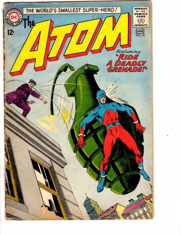 Atom #10 VG DC Silver Age Comic Book Justice League Hawkman Batman Superman J149