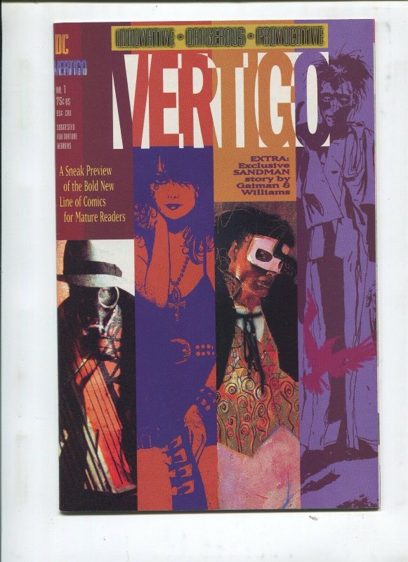 VERTIGO 1993 PREVIEW - EXCLUSIVE SANDMAN STORY WRITTEN BY NEAL GAIMAN! - (9.2)