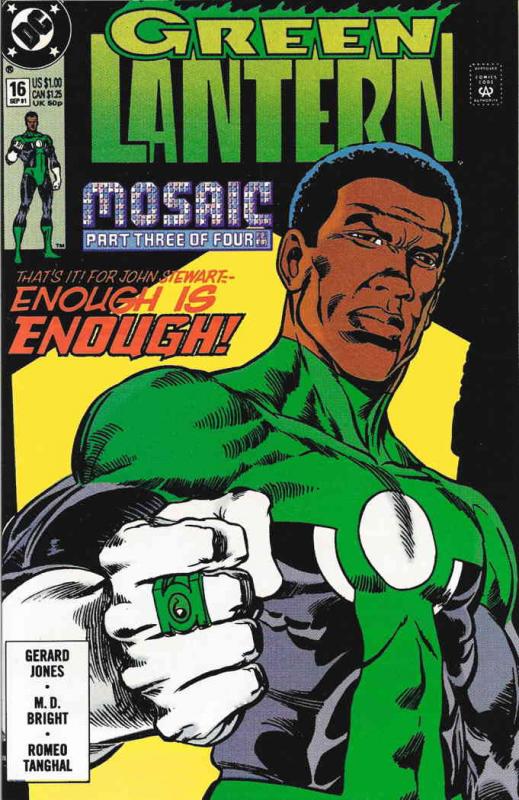 Green Lantern (3rd Series) #16 VF ; DC | Mosaic 3 John Stewart