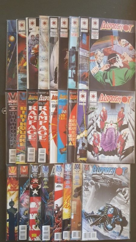 VALIANT: BLOODSHOT (1993-1996) LOT