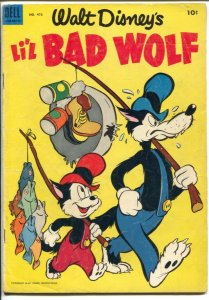 Li'l Bad Wolf-Four Color Comics-#473 1953-Dell-Disney Cartoon Edition-VG