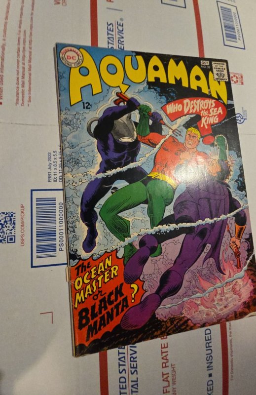 Aquaman #35 (1967) 1st black manta app