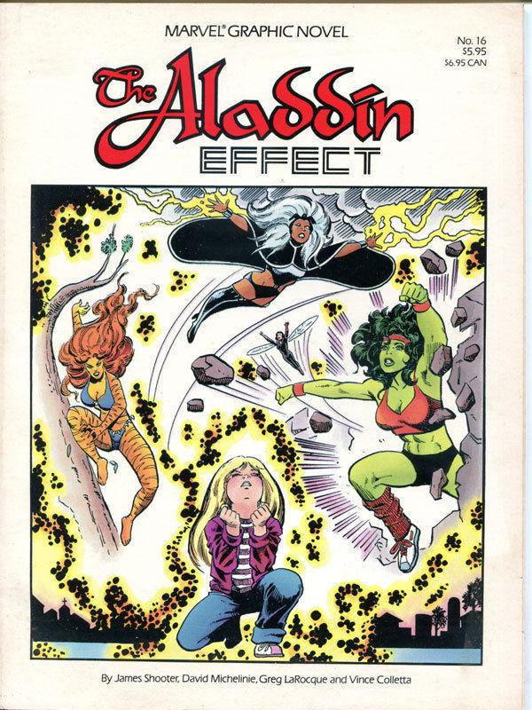 ALADDIN EFFECT / MARVEL GN #16, TPB, 1st, VF+, 1985, She-Hulk, Tigra, Storm