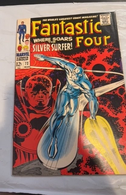 Fantastic Four #72 (1968) Kirby Surfer story