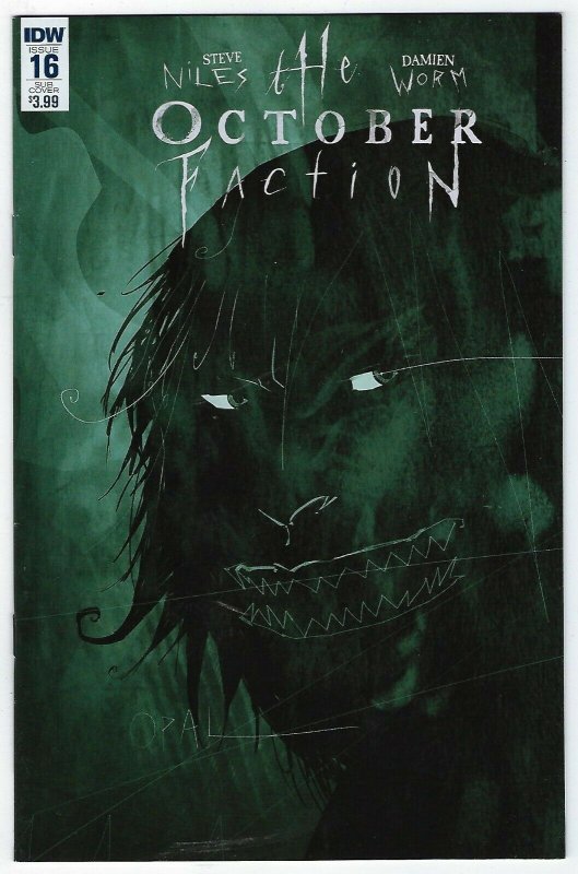 The October Faction # 16 Sub Cover NM IDW