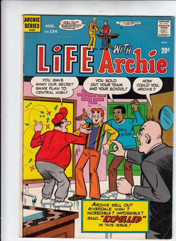 Life with Archie #124 (Aug-72) VF+ High-Grade Archie, Jughead, Betty, Veronic...