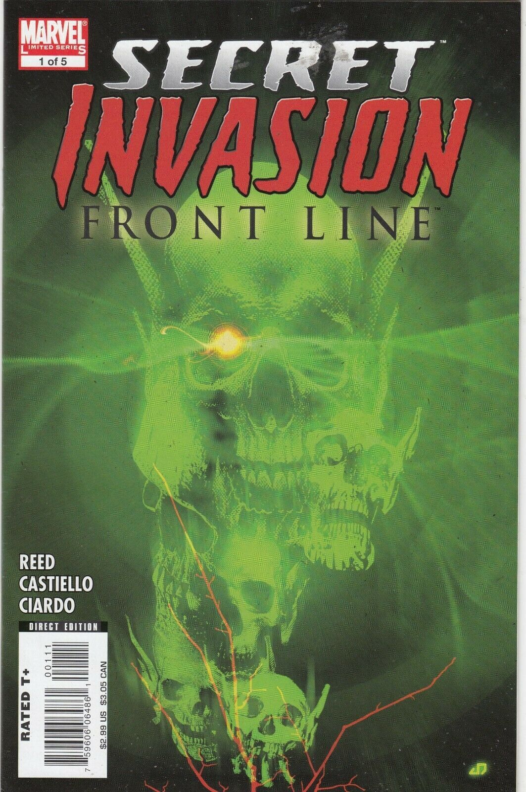 Secret Invasion Frontline 1of 5 Fn Vg Marvel Comics Hipcomic