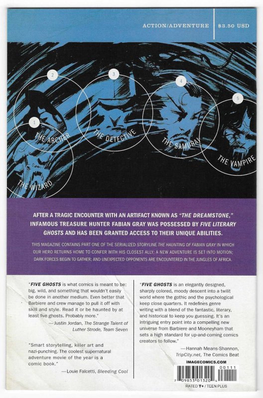 Five Ghosts #1 (2013)  The Haunting of Fabian Gray