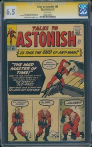 Tales to Astonish #43 (Marvel, 1963) CGC 6.5 - Stan Lee Sig