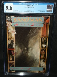 Sandman #1 - 1st App of Morpheus (Dream) - Neil Gaiman - CGC Grade 9.6 - 1989 