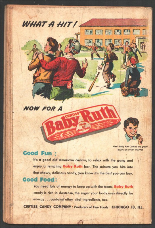 Happy #26 1948-Nedor-Dog & Bear play baseball on cover -Art by Ken Hultgren &...