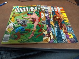 Jonah Hex 8 Issue Bronze Age Comics Lot Run Set Collection DC Western Horror