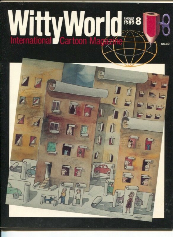 Witty World #8 1989-International Cartoon Magazine-Hagar-Dik Browne-Phil Yeh-...