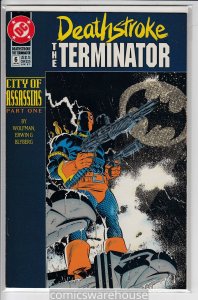 DEATHSTROKE THE TERMINATOR (1991 DC) #6 VF a39067