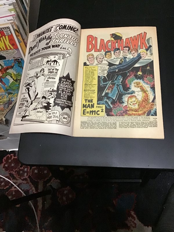 Blackhawk #222 (1966) 1st Man From E= MC squared! 6 Pawns WW II VF/NM Boca CERT!