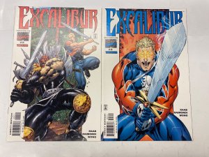 4 Excalibur MARVEL comic books #2 3 122 123 79 KM13