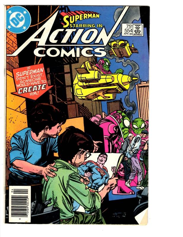 4 Action Comics DC Comics #551 552 553 554 Superman Suicide Squad RipHunter BH24