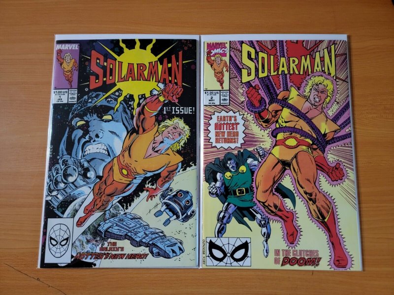 Solarman 1-2 Complete Set Run! ~ NEAR MINT NM ~ 1989 Marvel Comics