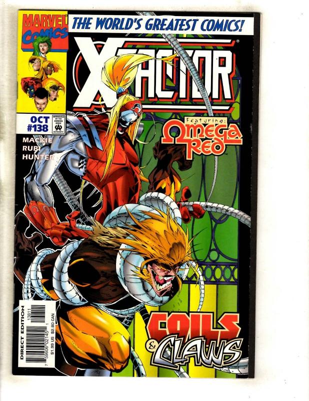 10 X-Factor Marvel Comic Books # 133 134 135 136 137 138 139 140 141 142 MF11