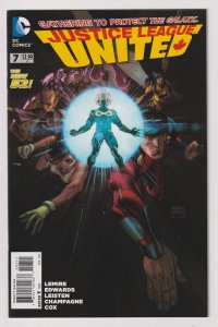 DC Comics! Justice League United! Issue #7! 