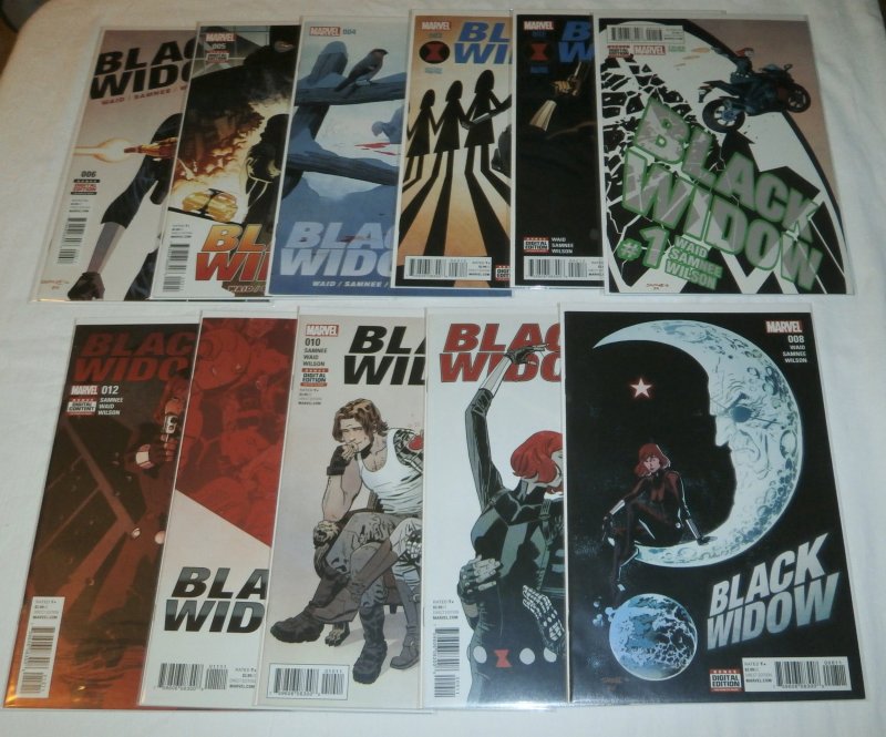 Black Widow   vol. 7 (2016)   #1-6,8-12 (set of 11) Waid/Samnee