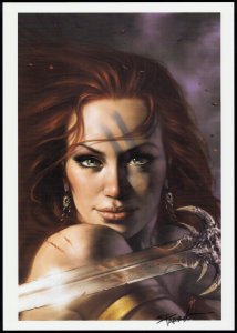 Red Sonja #79 Cover Art 11.5 x 16.5 Print signed by Lucio Parrillo