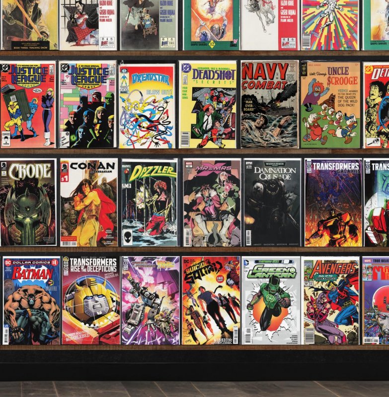 Huge Lot 140+ Comics with Azrael, Captain America, Uncle Scrooge & More!