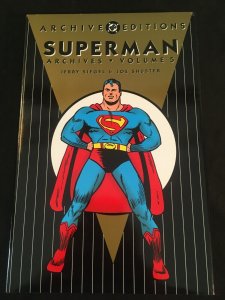 DC ARCHIVES: SUPERMAN Vol. 5 Hardcover, First Printing