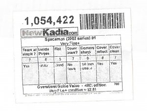 Spaceman (2002) #1 VF+