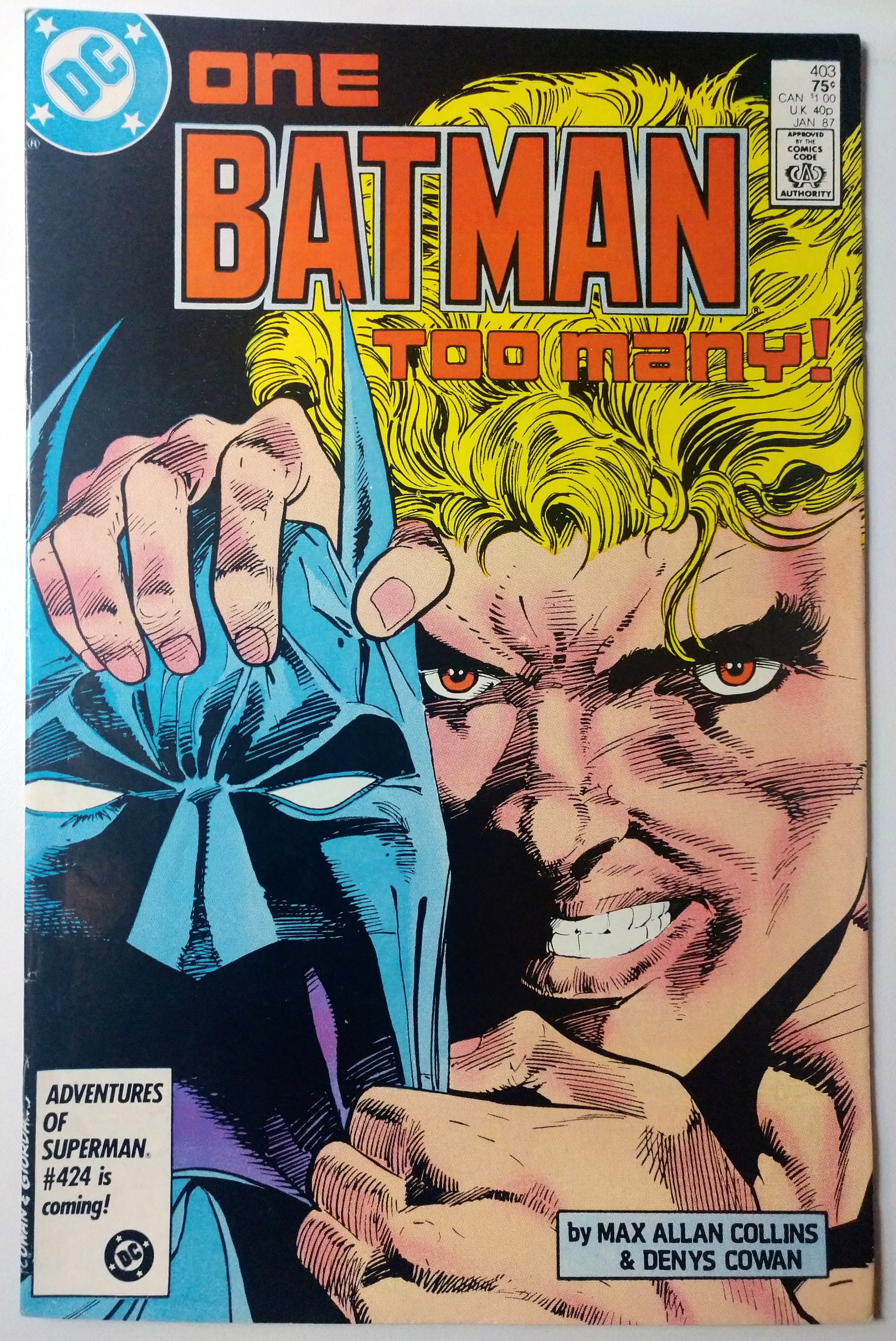 Batman #403 (, 1987) | Comic Books - Copper Age, DC Comics, Superhero /  HipComic