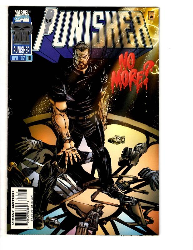 8 Punisher Marvel Comic Books # 1 12 13 14 15 16 17 18 Spider-Man Daredevil CB8 