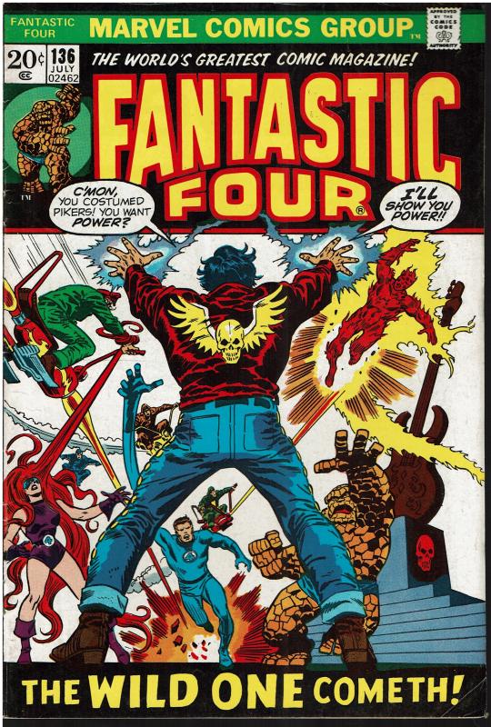 Fantastic Four #136, 5.0 or Better - Shaper of Worlds App./Dragon Man Cameo