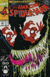 Amazing Spider-Man, The #346 VF/NM ; Marvel | Venom Erik Larsen Eye Reflection
