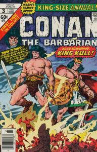 Conan the Barbarian Annual #3 VF ; Marvel | King Kull