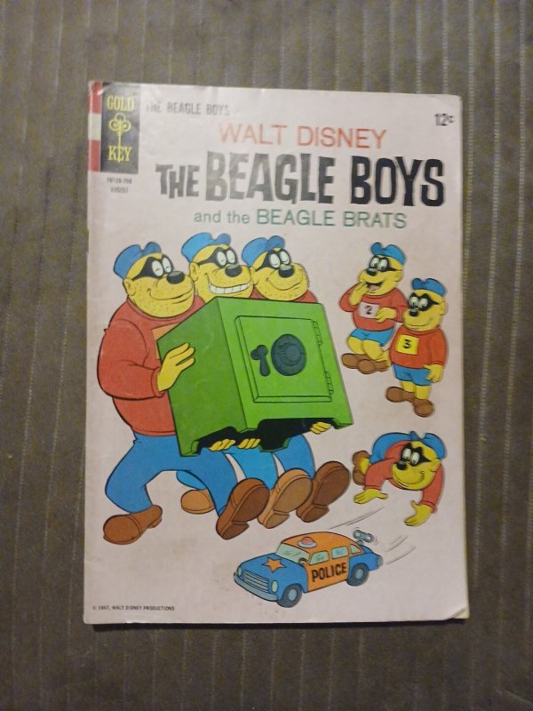 Beagle Boys #7 (1967) Gold Key Comics 1st Print Comic Book Silver Age Disney