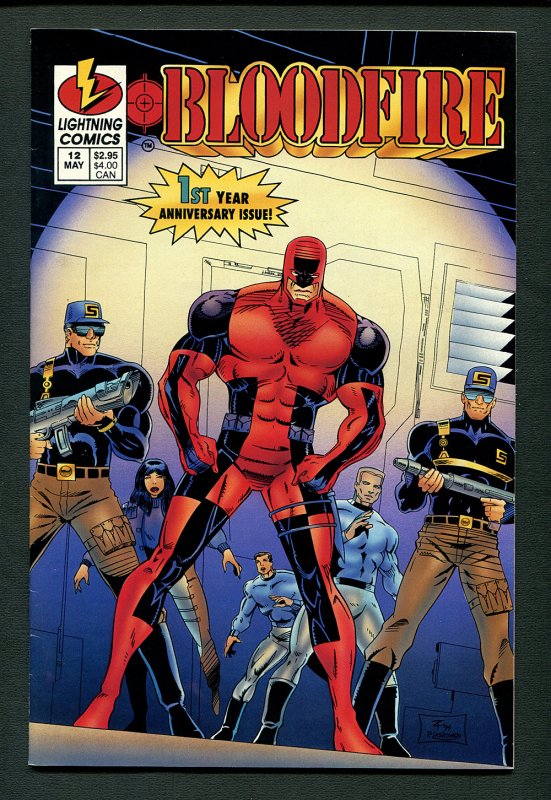 Bloodfire #11 #12 (SET) ( 9.2 NM-) Final Issues / Terral Lawrence Cover / 1994