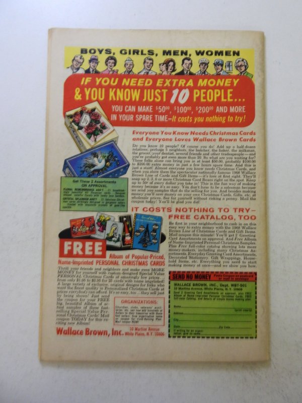 Fantastic Four #78 (1968) VG+ condition top staple detached from cover