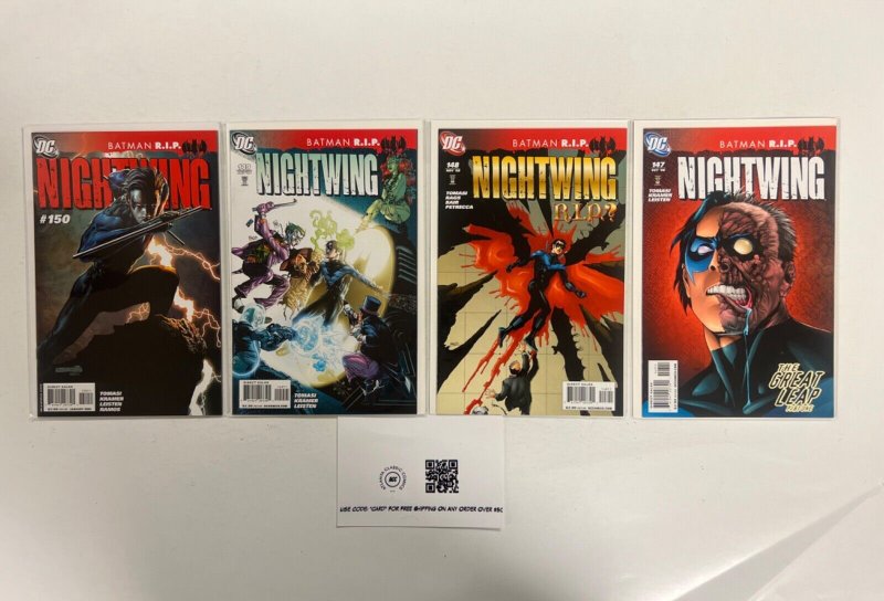4 Nightwing DC Comic Books # 148 148 149 150 Flash Robin Cat Woman 67 JS41