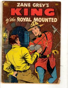 Zane Grey's King Of The Royal Mounted # 8 VG Dell Golden Age Comic Book JL2