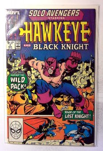 Solo Avengers (Hawkeye) #4 1988 Marvel Comics Black Knight 1st Print Comic Book
