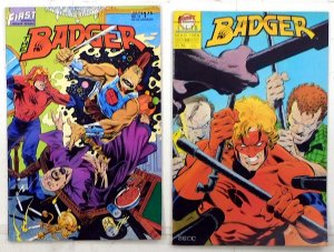 Badger Lot of 2 #13, 33 (1986) First Comics 1st Print Comic Books