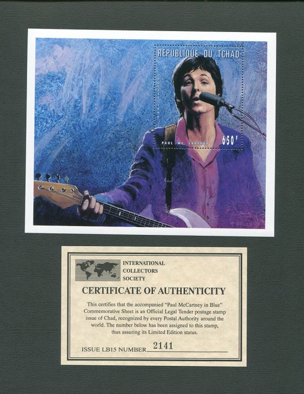 The Beatles Commemorative Stamp Sheet (SET)  1996