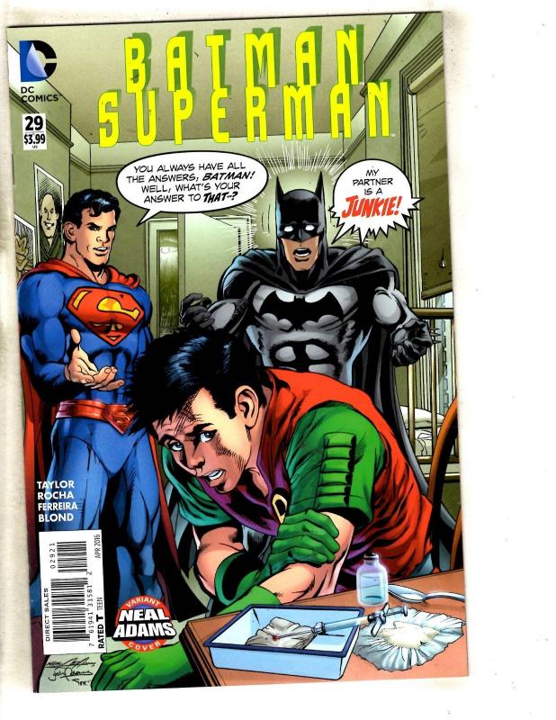 Batman Superman # 29 NM 1st Print Neal Adams Variant Cover DC Comic Book TW64