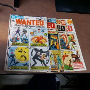 Dc Special 8 Wanted The World's Most Dangerous Villains 1 2 9 Bronze Age Comics